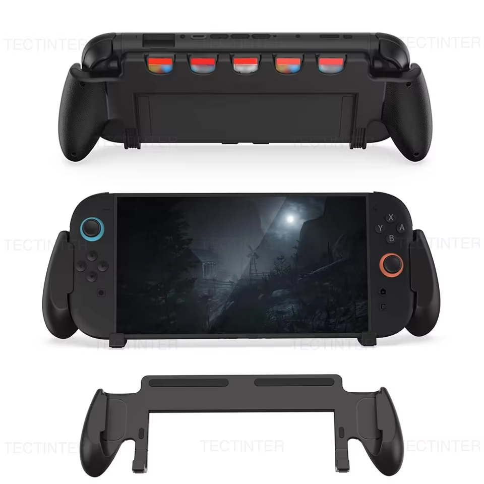 Japanese Gaming Accessories - Funda de agarre manual para Nintendo