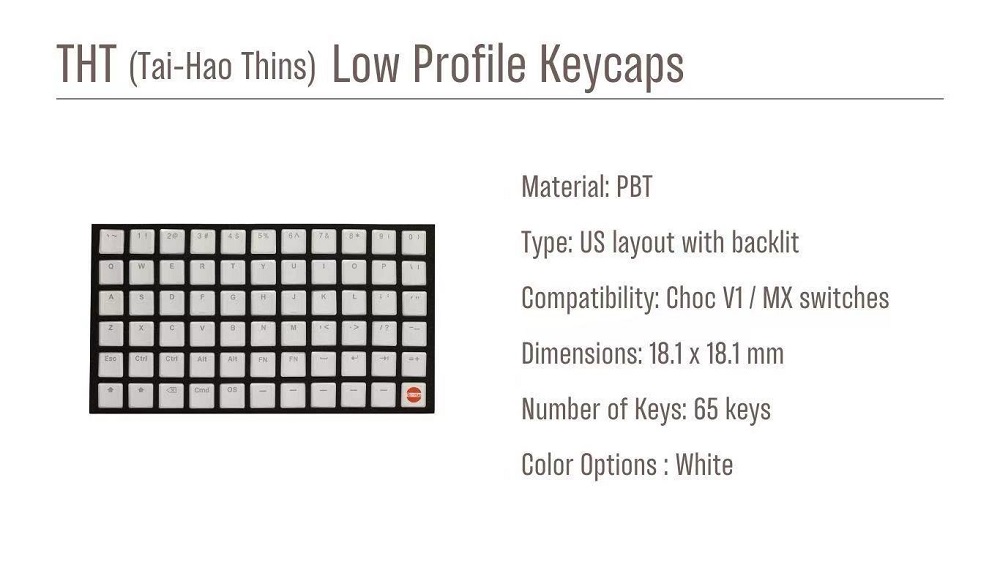 Taihao THT teclas blancas fina - Gaming Accessories Aesthetic reseña y precio