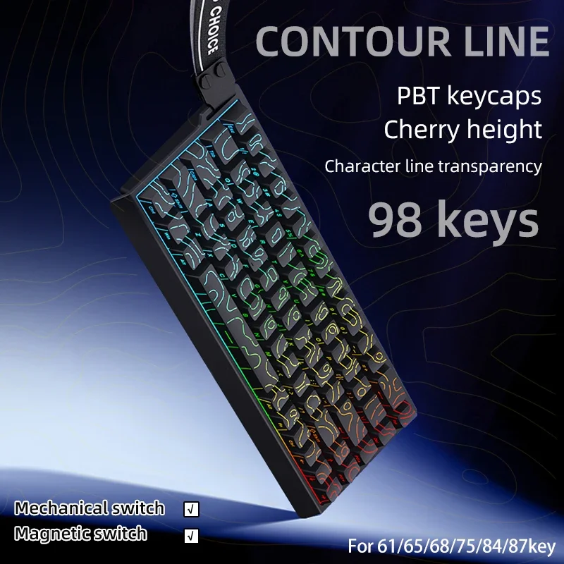 Contour KM98 PBT Keycaps: perf - Gaming Accessories Aesthetic reseña y precio
