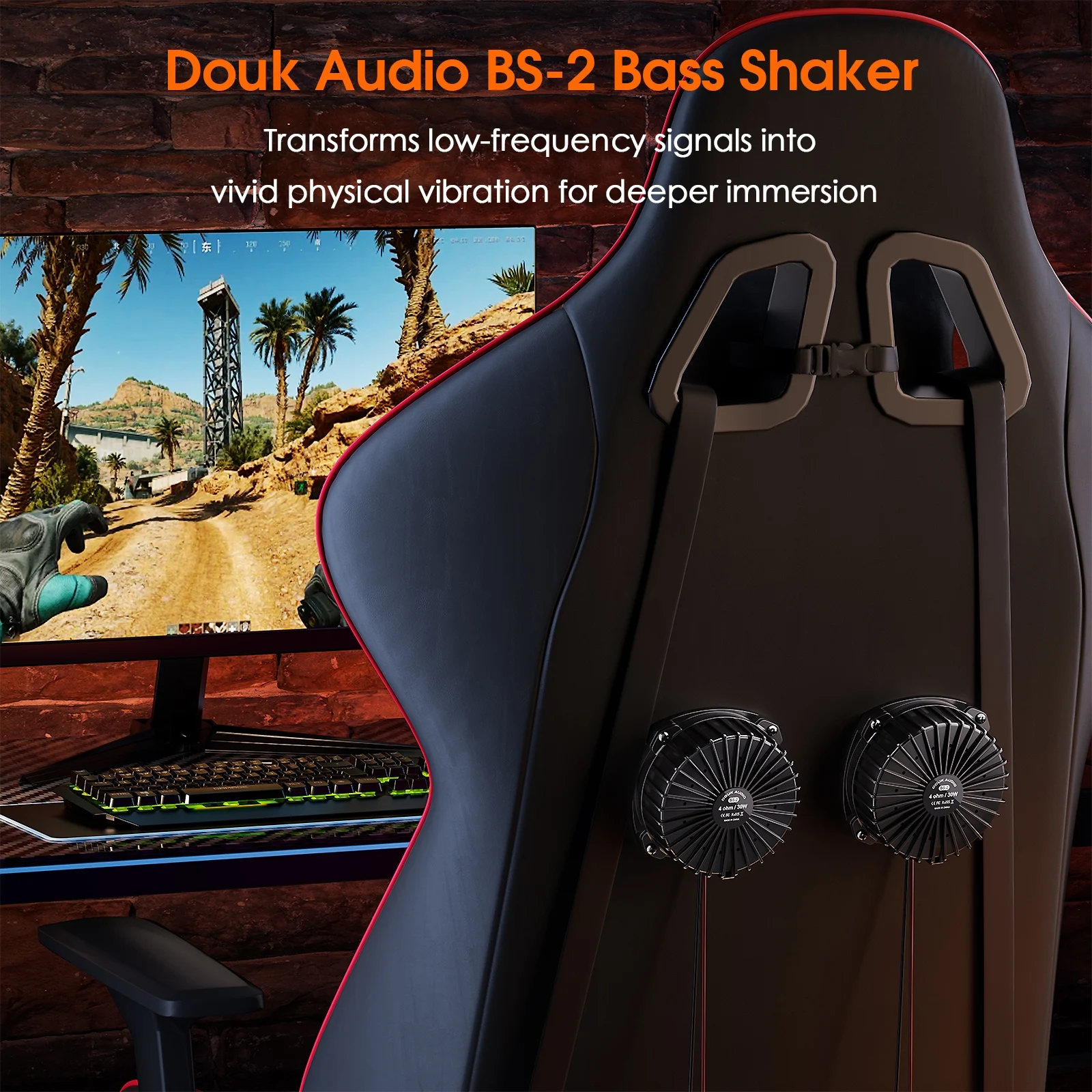 Douk Audio BS-2 30W 4Ω Vibrado - Gaming Home Accessories reseña y precio
