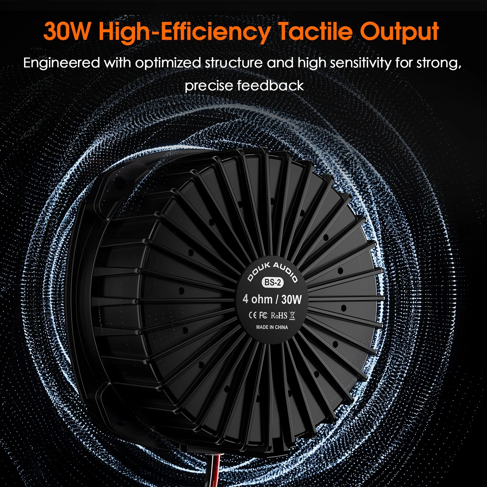 Douk Audio BS-2 30W 4Ω Vibrado - Gaming Home Accessories reseña y precio