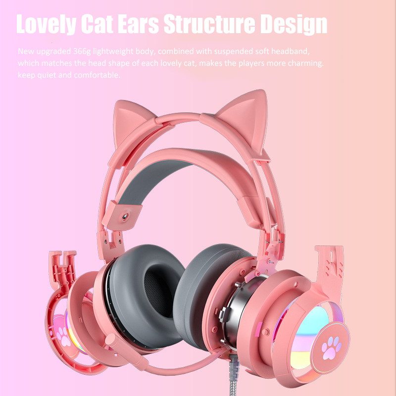 Auriculares con orejas de gato - Gaming Accessories Monitor reseña y precio